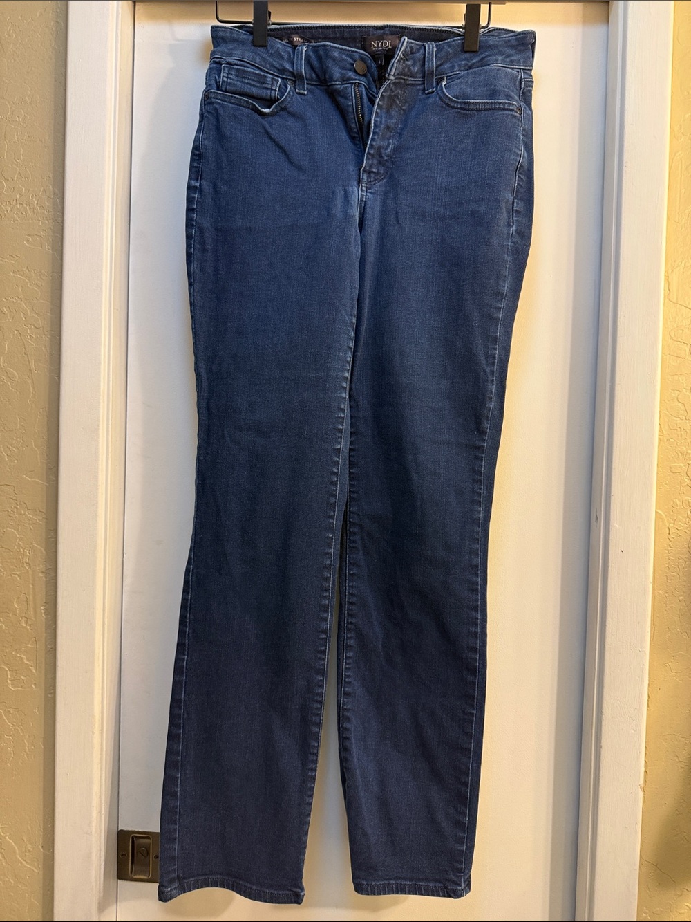 NYDJ Dark Indigo Straight-Leg Jeans